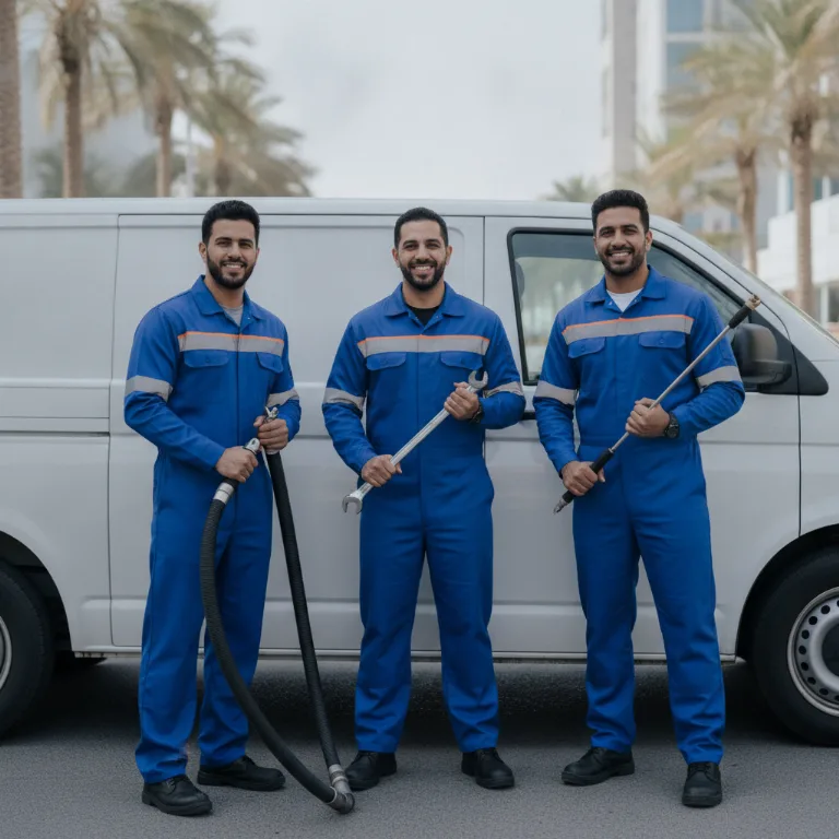 شفط بيارات فريق في جميرا